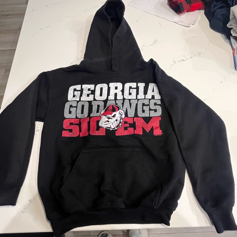 Gildan Black Georgia Bulldogs Hoodie